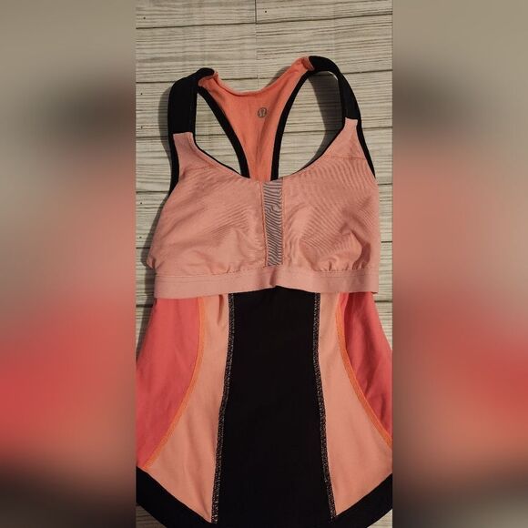 Lululemon Cardio Kick Tank Top in Orange Size 2 - Picture 5 of 10